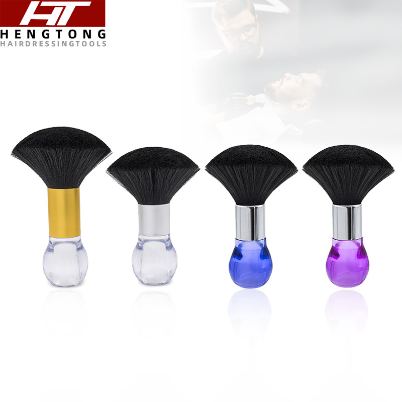 Cross-Border New Hair Sweeping Brush, Hair Trimming Brush, Hairdressing Brush, Barber Shop Haircut Cleaning Tool, Neck Brush