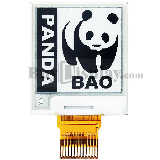 1.54寸超薄黑白电子纸E-Paper/E-Ink/152x152点阵白底黑字UC8151C
