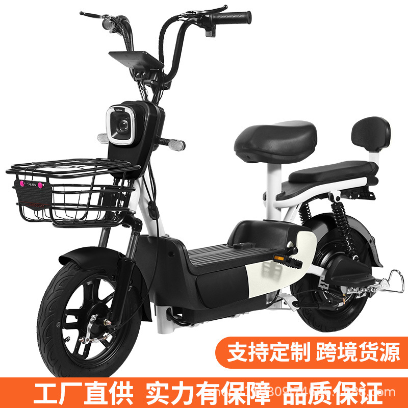 Nueva exportación nueva bicicleta eléctrica estándar nacional 48V adulto de dos ruedas bicicleta eléctrica doble batería coche fábrica al por mayor