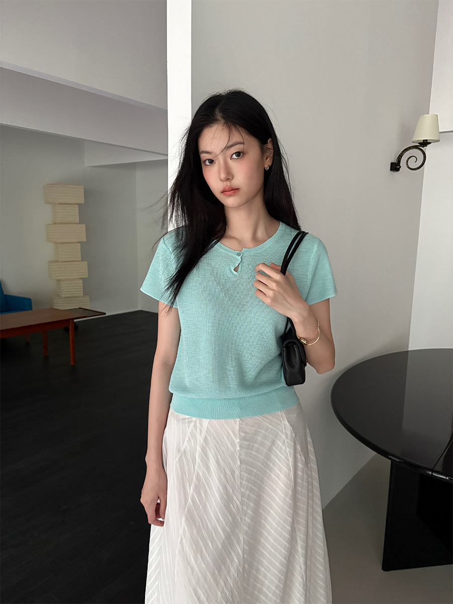 Summer knitted sweater