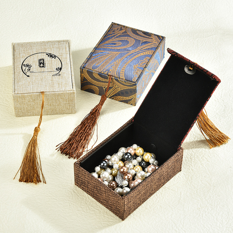 Jewelry sweater chain gift box earring box necklace box gift box factory direct wholesale