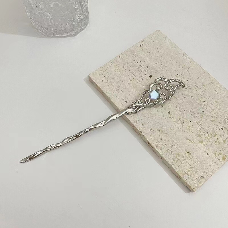 Nueva horquilla de nubes auspiciosas de estilo nacional de estilo chino para mujer