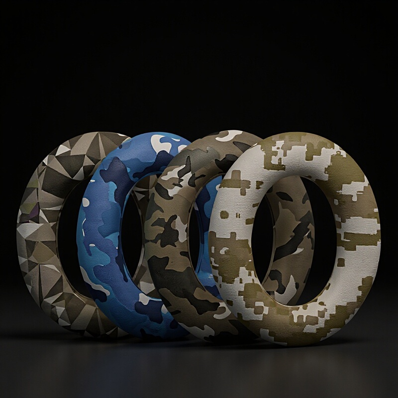 The New Model Is Suitable for Bose Qc45 Qc25/Qc35 Camouflage Digital Series Headphones, Sponge Protein Leather