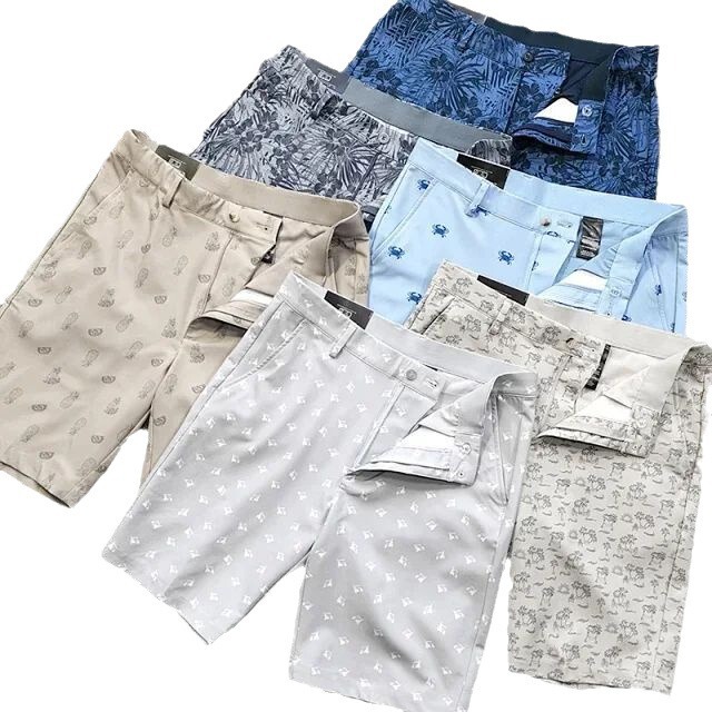 Export Single Golf DRY Stretch Breathable Sweat-wicking Summer Men's Outdoor Sports Casual Pants Shorts