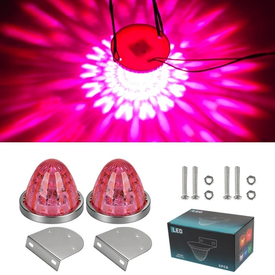 Chassis Light Metal Bracket: Gündüz işıqları - 10-30v-always-on-pink-pack-of-two-2-stands