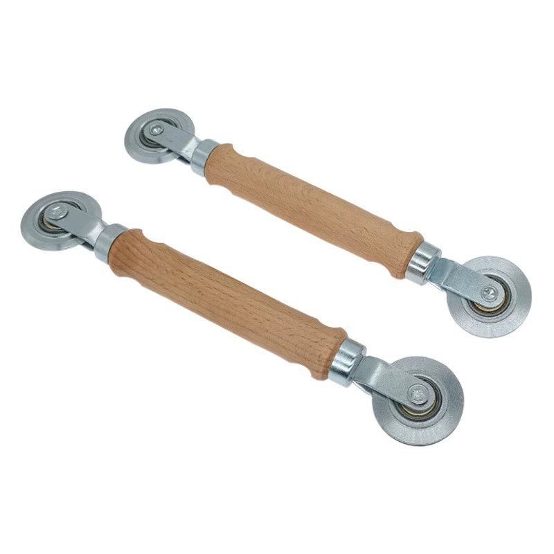 Оптовая анти-москитная сетка оконная сетка многослойный инструмент нейлоновый ролик алюминиевые двери и окна шкив деревянная ручка металлический экран окно нажатие колесо