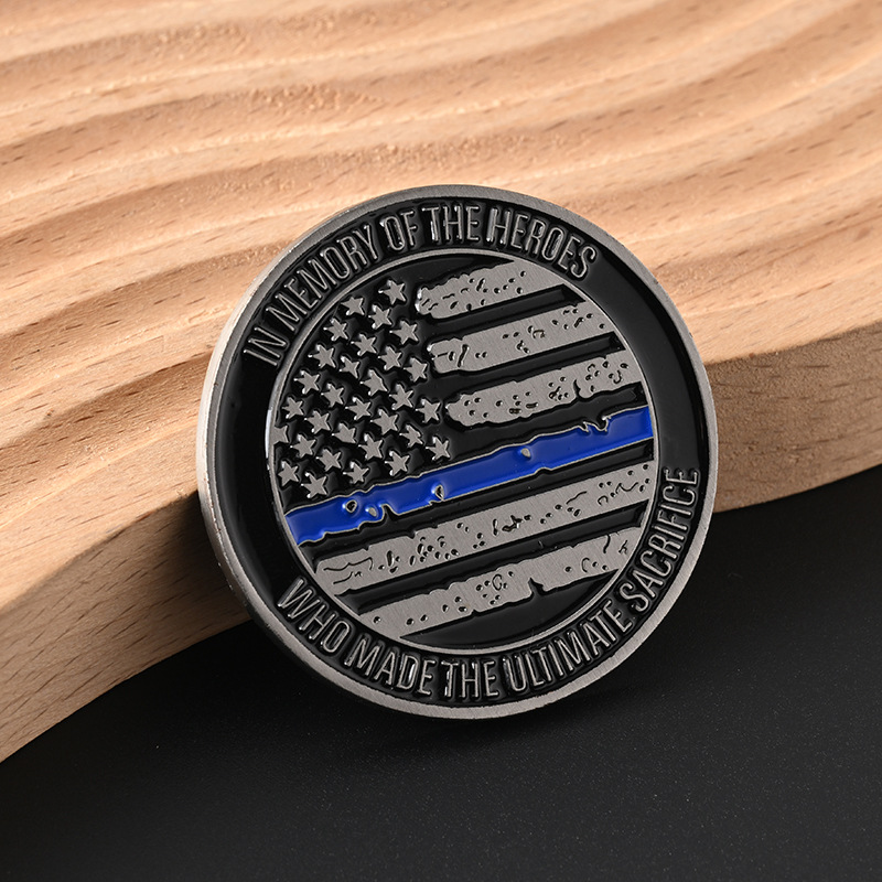 Fabricante de monedas conmemorativas de metal al por mayor, insignias para empleados de atracciones turísticas, insignias coleccionables, monedas de oro, monedas de plata, monedas de doble cara