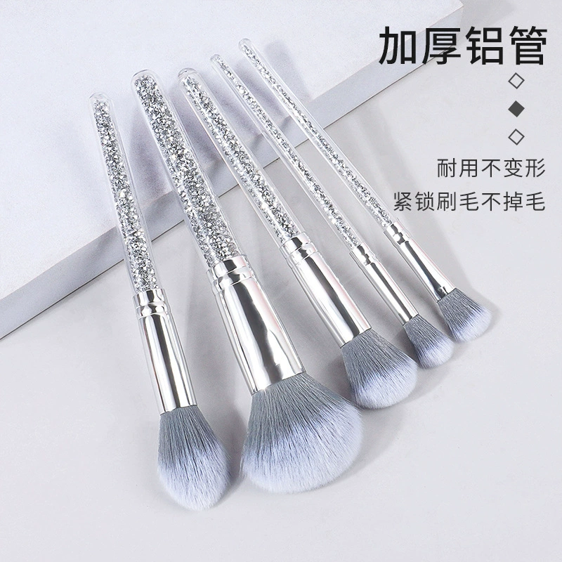 Soft loose powder for contouring, eye shadow, brush, handheld makeup primer, new collection, 5 pieces