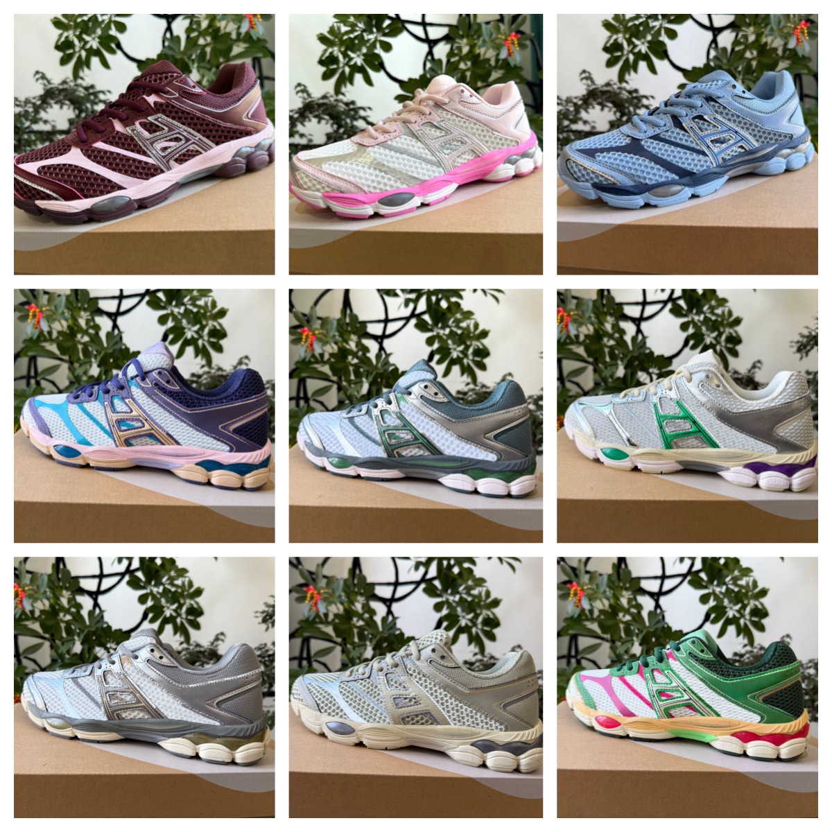 Gel-Cumulus 16 Plaid and Versatile Casual Running Shoes for Men and Women