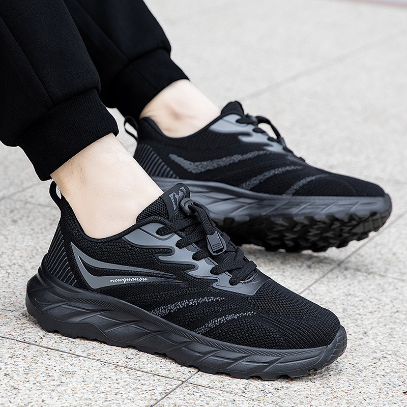 Spring lightweight soft bottom walking shoes comfortable old shoes dad casual sneaker men Middle-aged and elderly mother shoes women's shoes