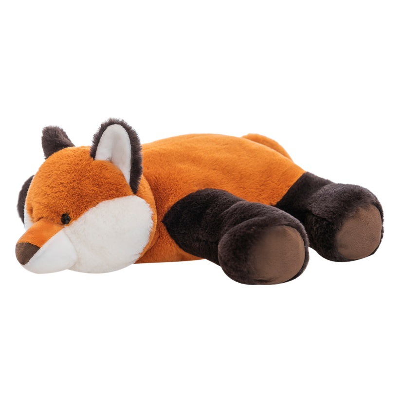 Mulula nuevo super suave mentira dinosaurio muñeca de peluche de juguete perro muñeca zorro dormir almohada femenina al por mayor