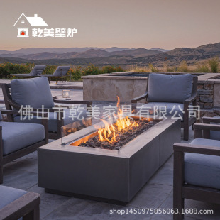 Ganmei Waterproof Real Fire Alcohol Fireplace Villa Outdoor Camping High-end Non-smoking Real Fire Alcohol Decorative Heating Fireplace