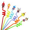Heroes, cartoon straw with accessories, 2021 collection, Amazon, Birthday gift
