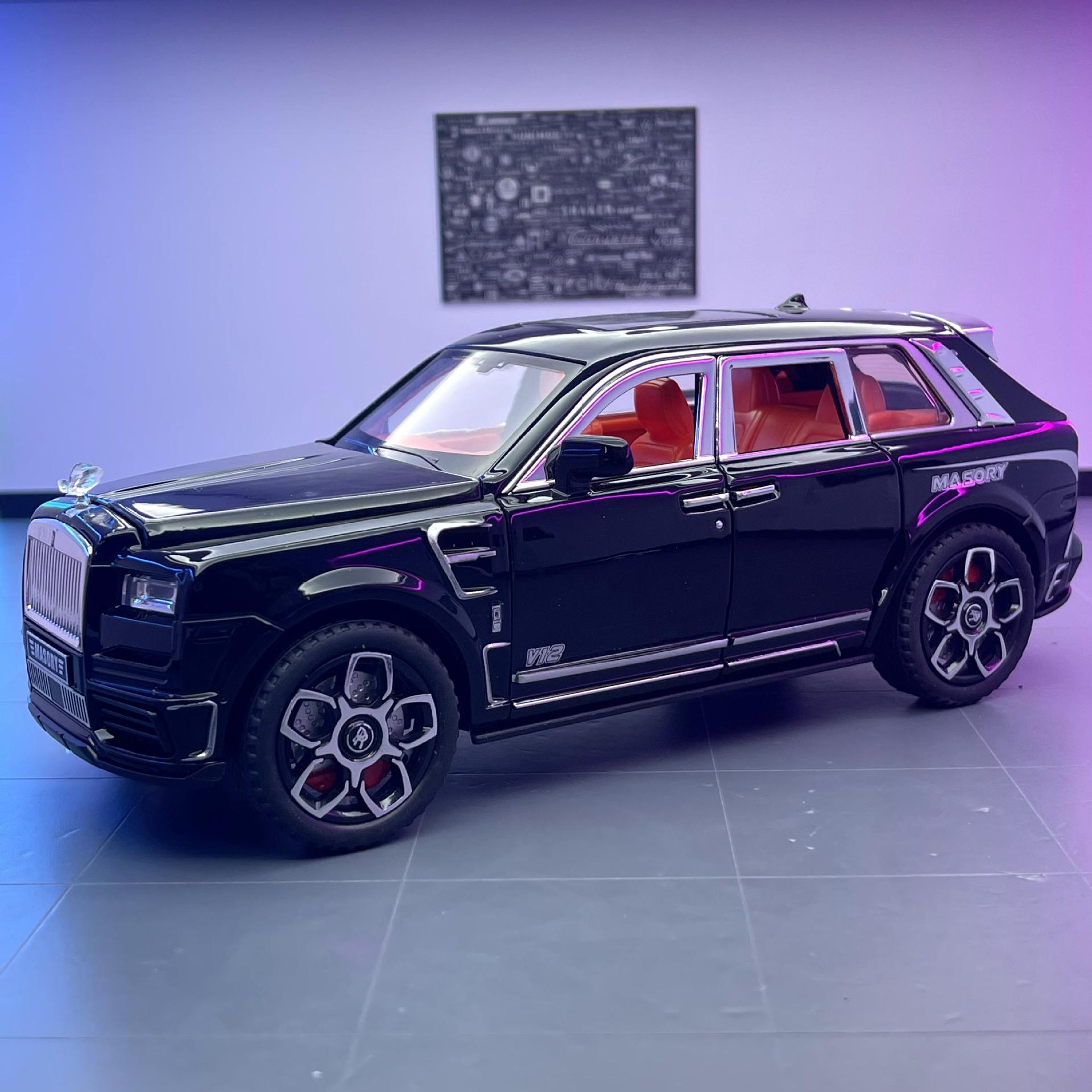 Nuevo Haodi aleación coche modelo 1:24 rollos Curry Sur Tire hacia atrás vehículo todoterreno sonido y luz juego coche música modelo adornos