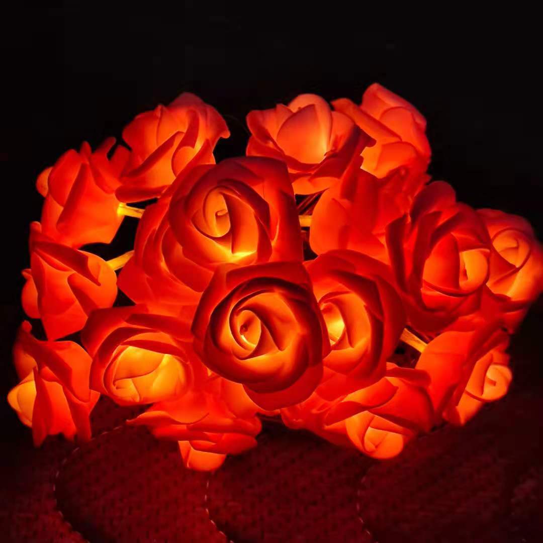 La Saint-valentin Mignon Rose Pvc Fête Guirlandes Lumineuses display picture 2