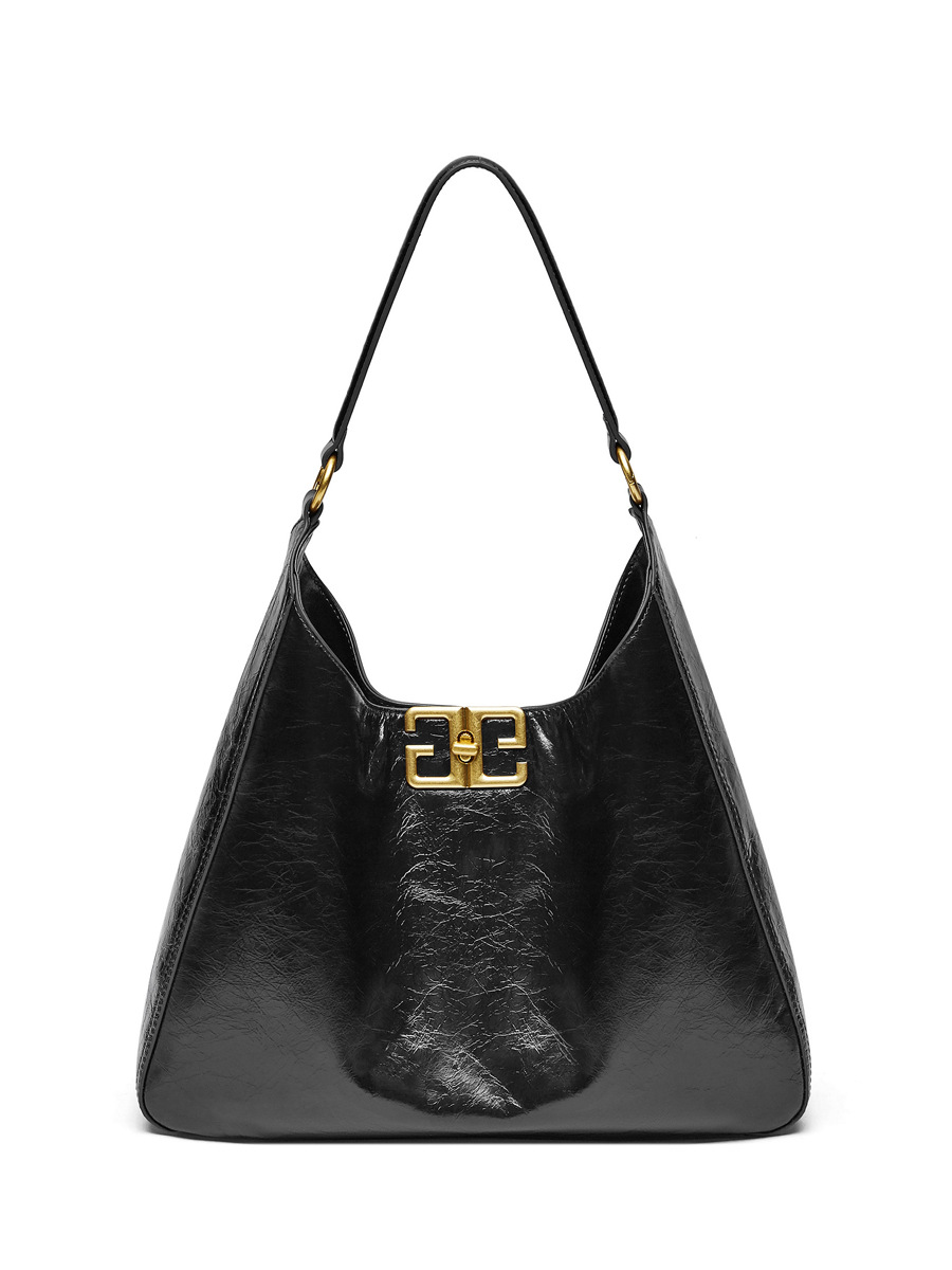 Bolso clásico de hombro único de alta sensación 2024 bolso axilar de cuero de vaca de nueva capa de cabeza bolso tote de gran capacidad