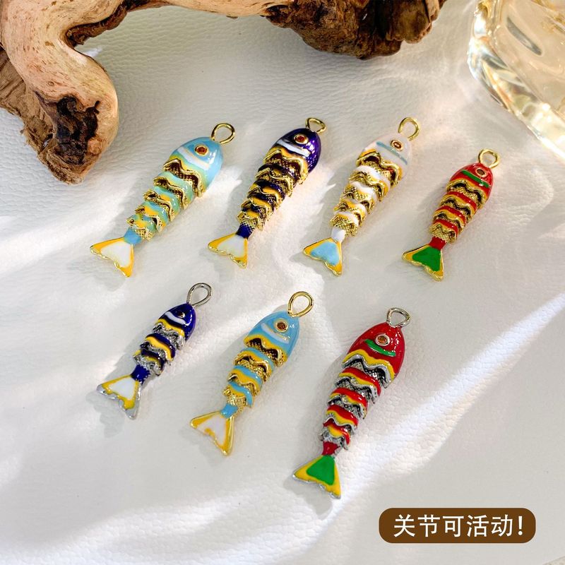 ペンダントヨーロッパとアメリカの夏のオーシャンシリーズカラフルな魚のネックレスペンダントパーソナライズされたファッションハイエンド金魚ジュエリーアクセサリー|undefined