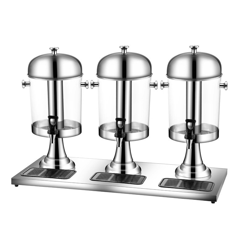 Máquina de bebidas de barril de jugo buffet engrosada máquina de jugo de acero inoxidable de gran capacidad bebida transparente comercial Dingxiang barril de aceite image 6