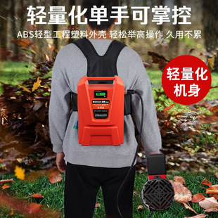 Rechargeable Sanitation Blower High-Power Electric Leaf-Blowing Dust Blower Lithium Electric Snow-Blowing Blower