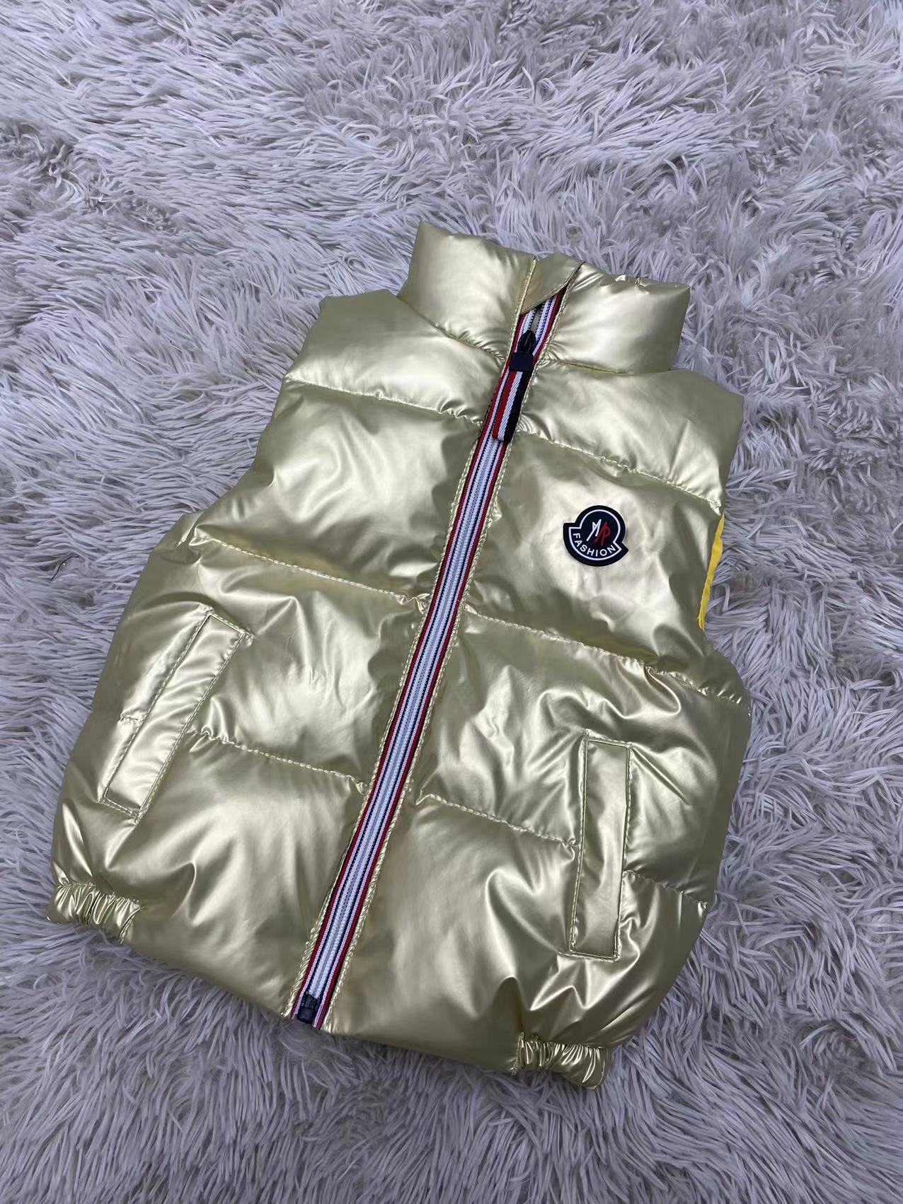 Nuevo invierno de los niños abajo chaleco niños y niñas engrosada cálido soporte collar chaleco exterior