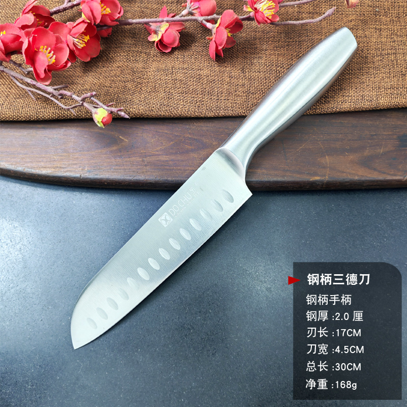 강철 손잡이 산토쿠 칼 004