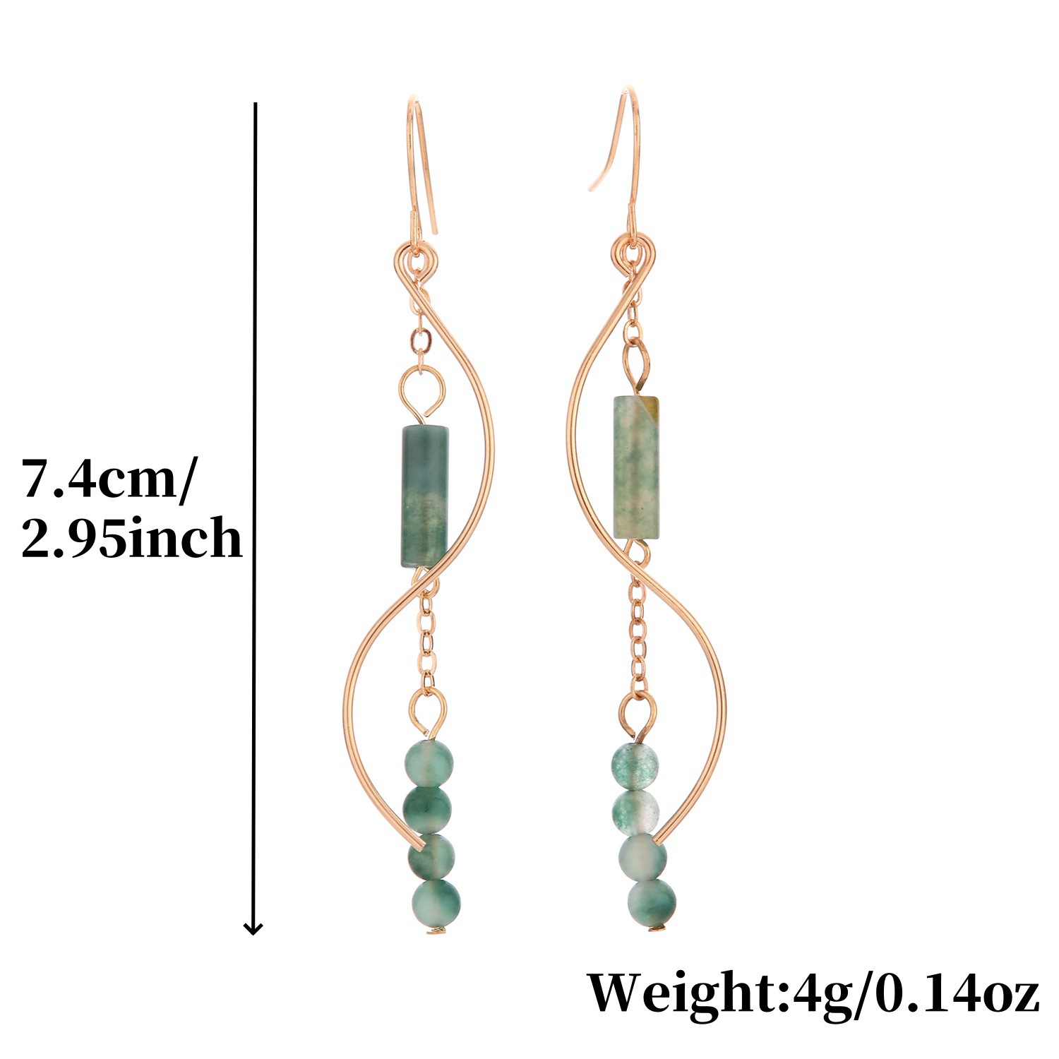 Böhmische Vintage Ohrhänger Mit Türkis Hochwertiger Nischenschmuck_voghion.com