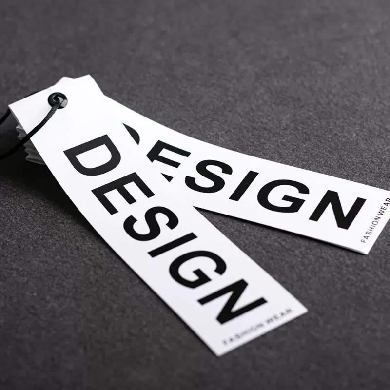 吊牌定制服装挂牌订做原创设计个性潮牌时尚衣服吊牌定做特种材质