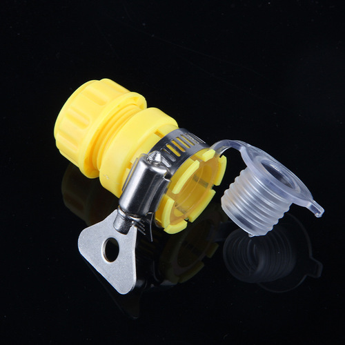 Manufacturer's Direct Sales New Plastic Multi-functional 4/6 Split Water Faucet Adapter, Car Wash Water Gun, Garden Soft Hose Connector