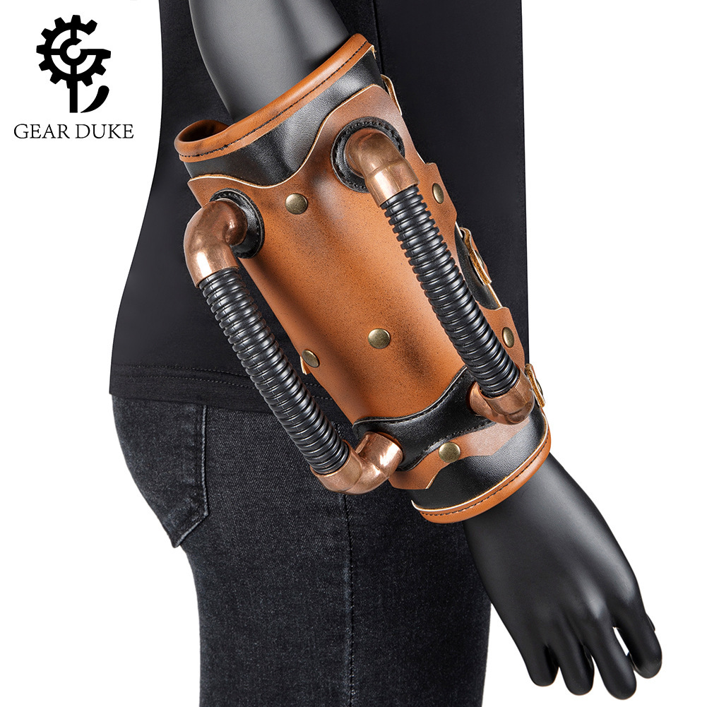 Halloween Cross-border New Steampunk COSPLAY Alternative Bracelet Medieval Retro Knight Armband Wristband