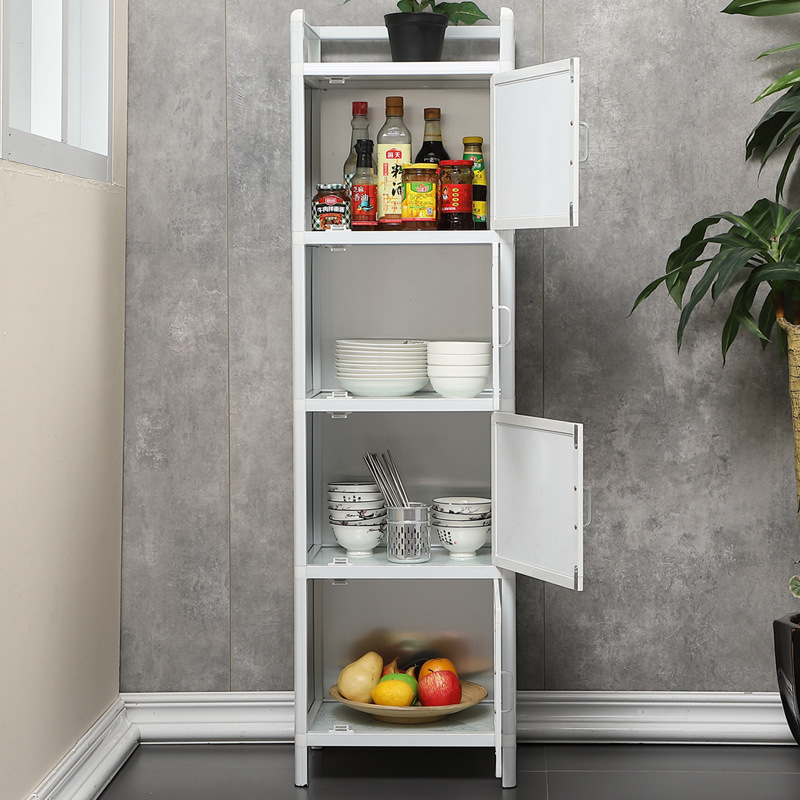 Moderno simple armario de comedor armario de té de aleación de aluminio armario multifuncional armario de cocina armario pequeño armario de almacenamiento armario