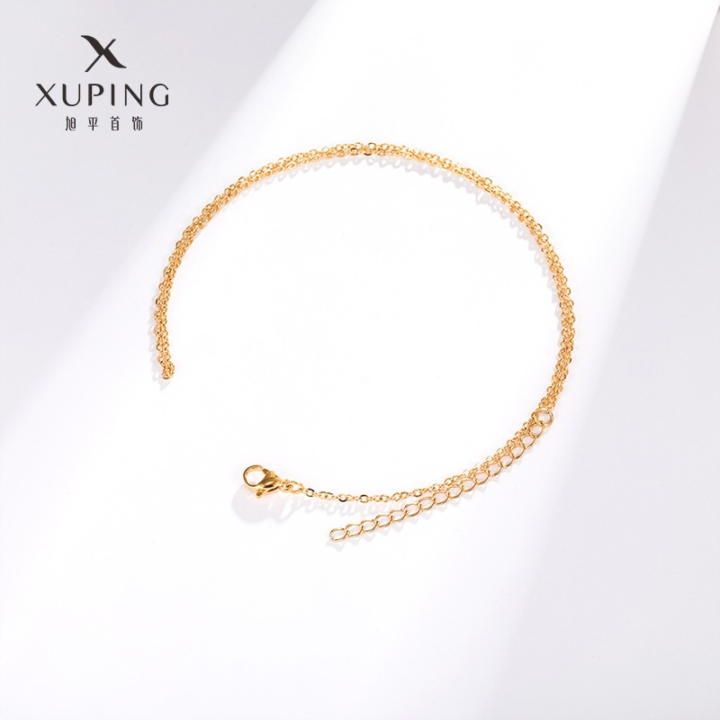 Xuping joyas esmalte color Xiangyun colgante de loto collar estilo de corte mujer retro joyas de aleación azul quemado al por mayor