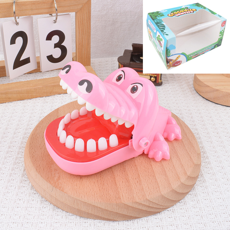 Muerde los dedos, cocodrilo, presione los dientes, apriete los dientes, muerda, descompresión, artefacto, descompresión, juego de mesa, juguetes educativos para niños al por mayor
