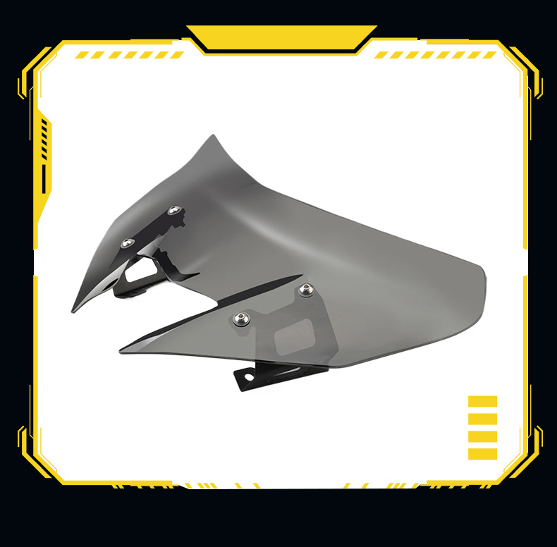 Suitable for Yamaha MT09 17-20 years modified locomotive front windshield deflector wind windshield