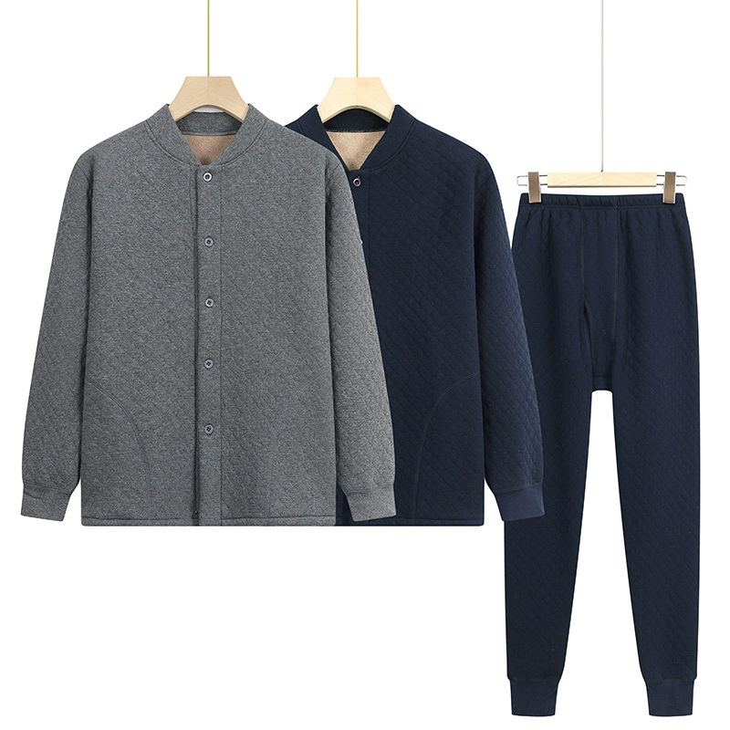 Средний и пожилой мужчина кардиган теплая одежда с бархатом 60-летний папа 80 теплый зимний кардиган