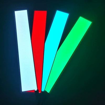 Cold light sheet – High Brightness El Cold Light Source - 12v-power-connection-10cmx30cm-l-blue-size