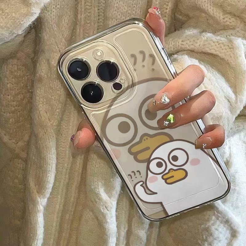 Question: phone case is suitable for cute cartoon transparent soft shell 11ProMax/12/13/14/15_voghion.com