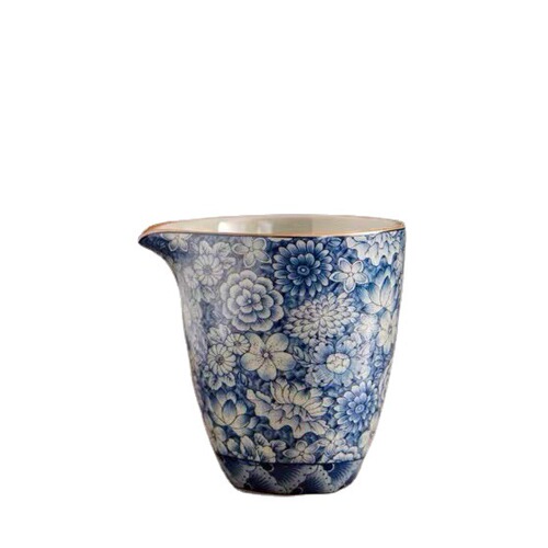 Old Pottery Fair Cup Blue and White Public Cup Uniform Cup Crackle Nutrient Tea Ware Gongfu Tea Set Tea Sea Host Cup Tea Cup