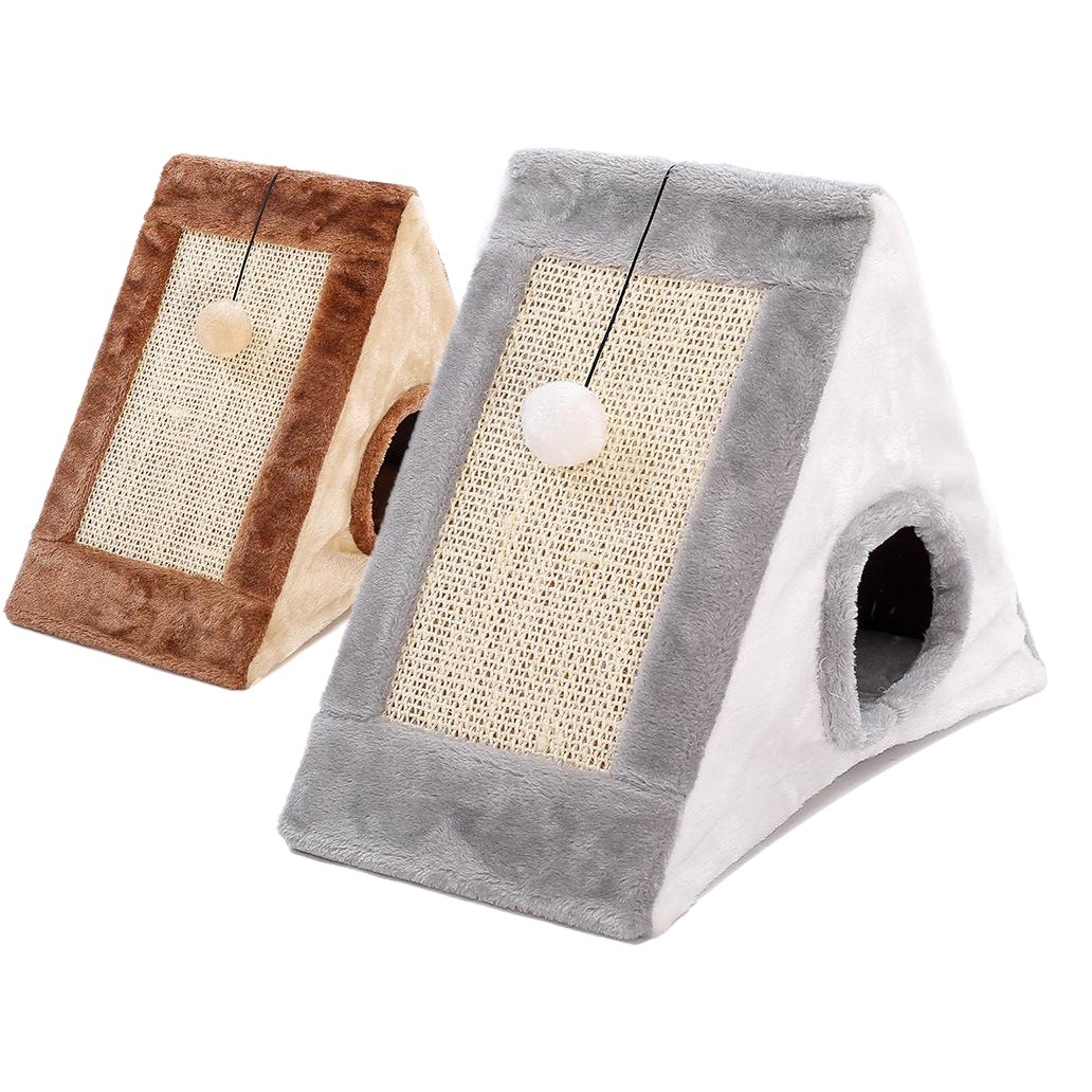 Gato escalada marco triángulo gato tablero del rasguño gato pulido garra de juguete del gato nido gato suministros Huayuan transfronteriza venta al por mayor