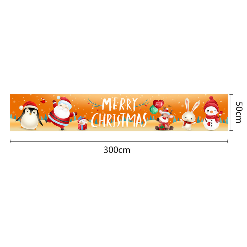 2025年越境新作クリスマスバナー、お祭りムードを高める装飾、赤いサンタクロース、庭やパーティー用の吊り下げ旗|undefined
