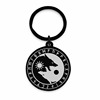 Keychain stainless steel, retro pendant solar-powered, necklace