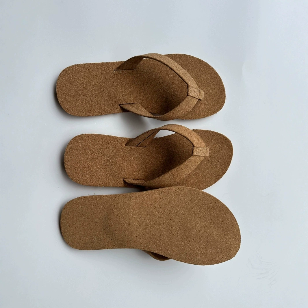 Корковые тапочки Корковые гостиничные тапочки Биоразлагаемые корковые тапочки