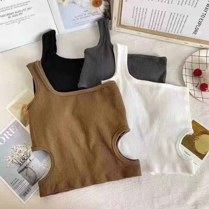 Ropa exterior de camisola sexy para mujer con almohadilla en el pecho chica caliente de moda estilo coreano top de un solo hombro mujeres