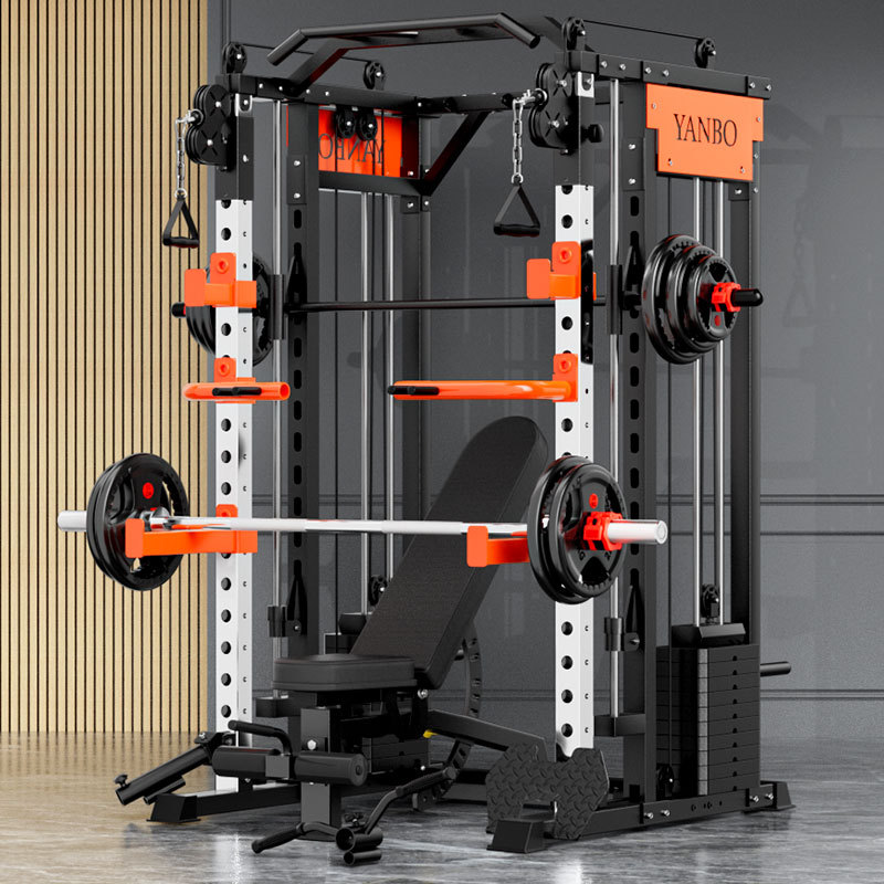 Yulong entrenador integral equipo de fitness combinación en casa multi-funcional pájaro volador pórtico Smith Machine Squat rack