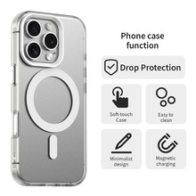 磁吸壳适用苹果16ProMax手机壳iphone16透明15pro保护套14超薄壳