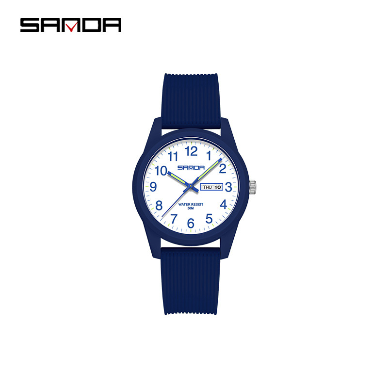 6090 double calendar blue women