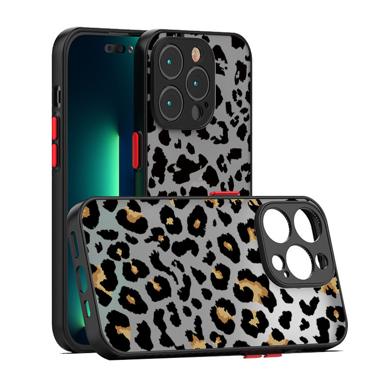 50g Weight iPhone Applicable Brands Phone Cases Classification PC, tpu Material Leopard Pattern Simple Style, Streetwear Style PC Tpu Leopard Simple Style Streetwear Phone Cases Phone Accessories 7