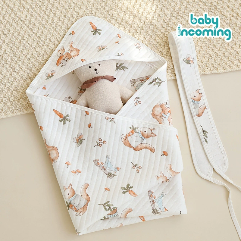 Детское летнее одеяло с рисунком из мультфильма, мягкое, дышащее, для новорожденных