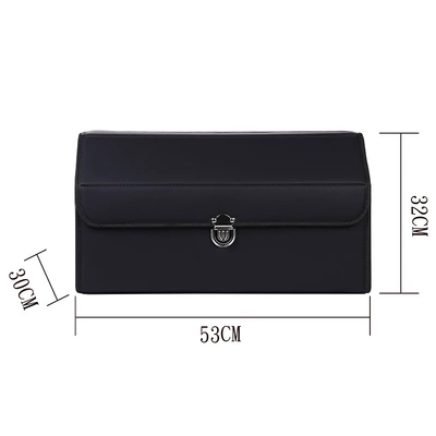 supplies travel double finishing | Car storage bag/box - single-layer-medium-black