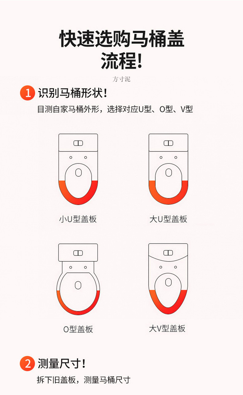 Universal toilet seat cover, thickened toilet seat cover, old-fashioned UV type toilet seat circle, toilet board accessories factory details Picture