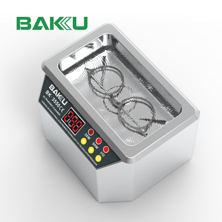 Baku BK-3550 ultrasónico limpiador reloj banda dentaria gafas joyería Jade joyería diamante anillo limpiador